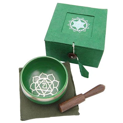 HEART CHAKRA Singing Bowl Gift Set