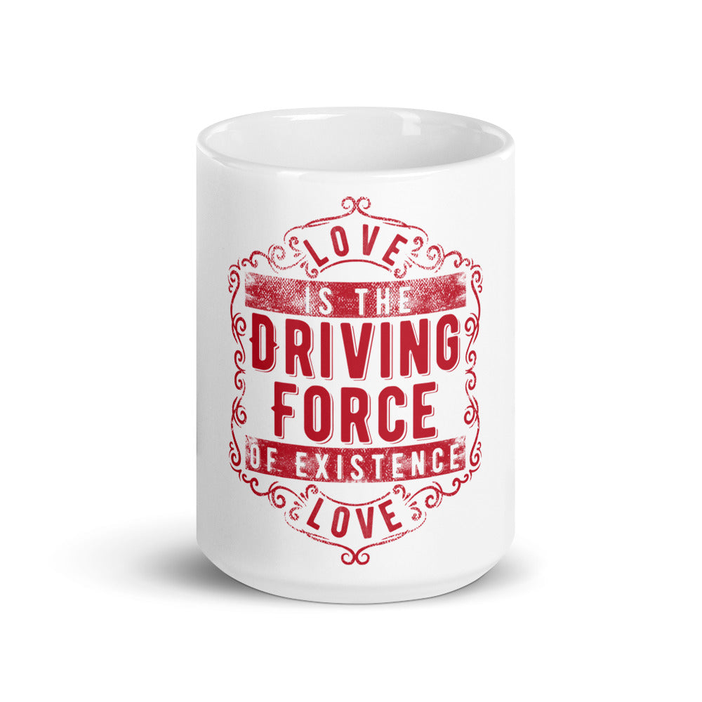Love - The Emblem - White Glossy Mug