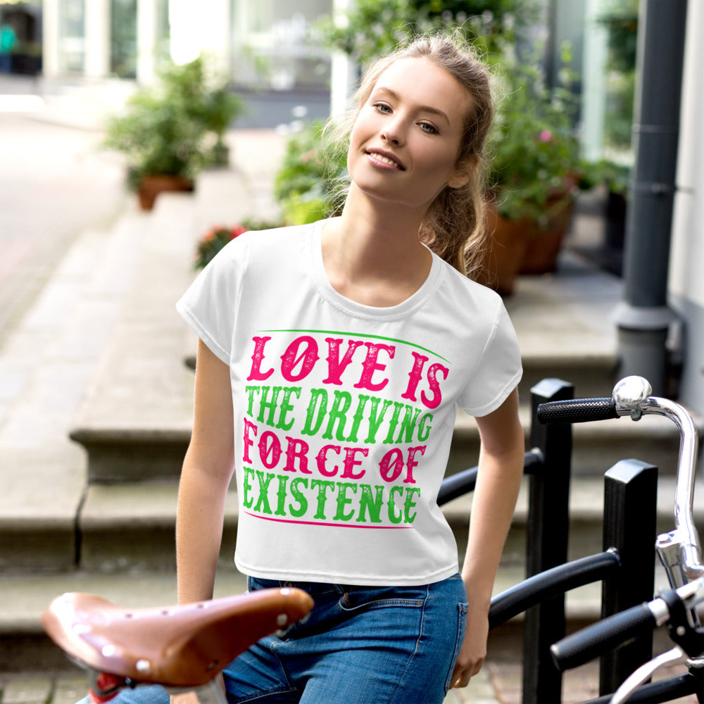 Love - Diversity - (Women's Crop Tee)