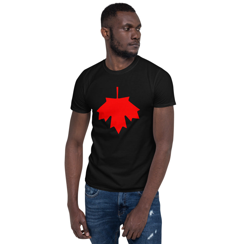 Men's upside down Canadian flag t-shirt