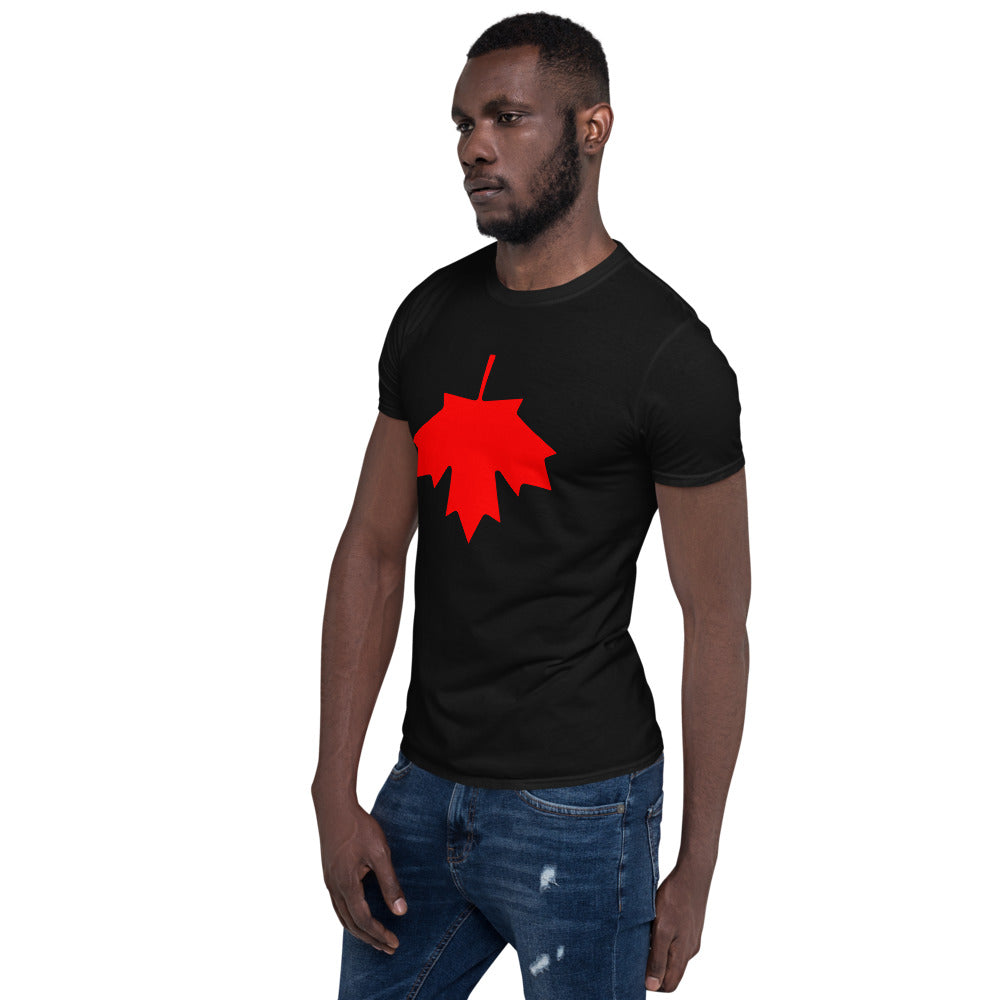 Men's upside down Canadian flag t-shirt