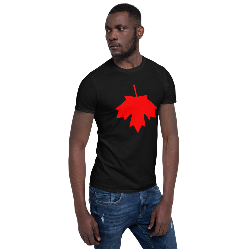 Men's upside down Canadian flag t-shirt