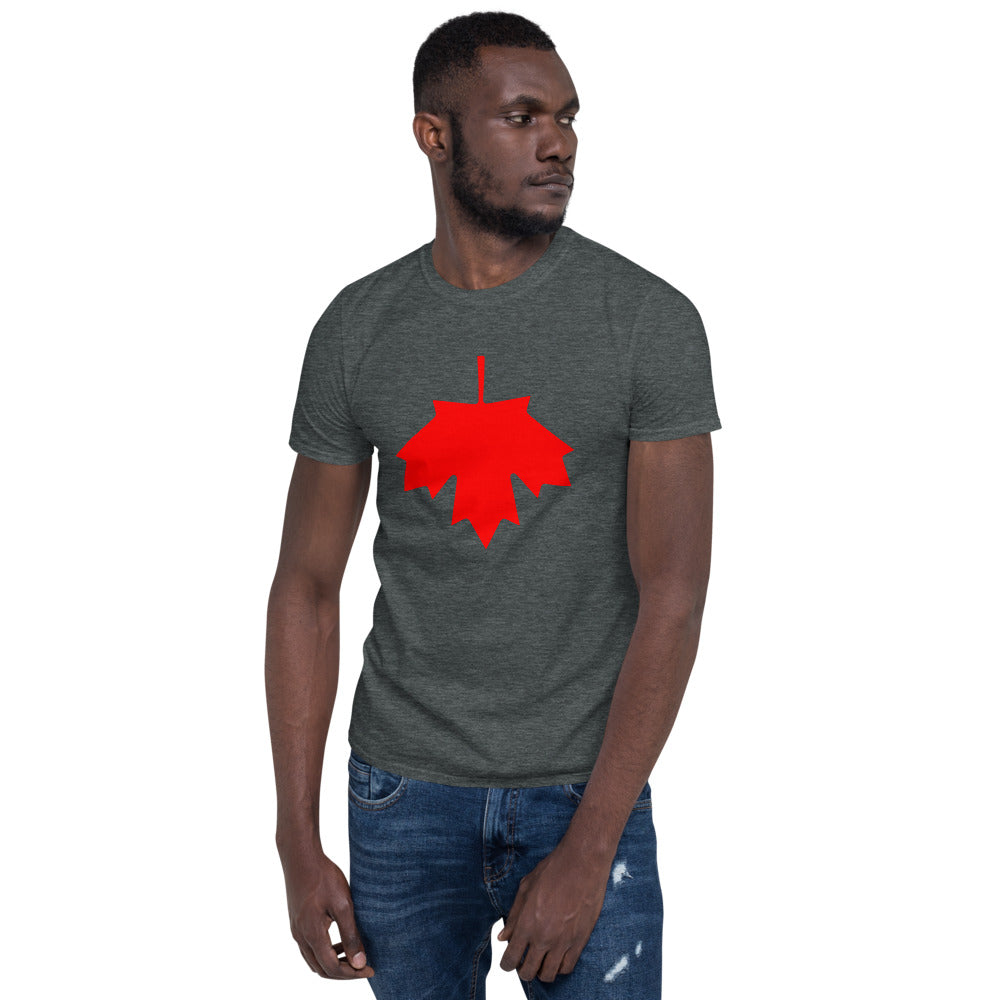 Men's upside down Canadian flag t-shirt