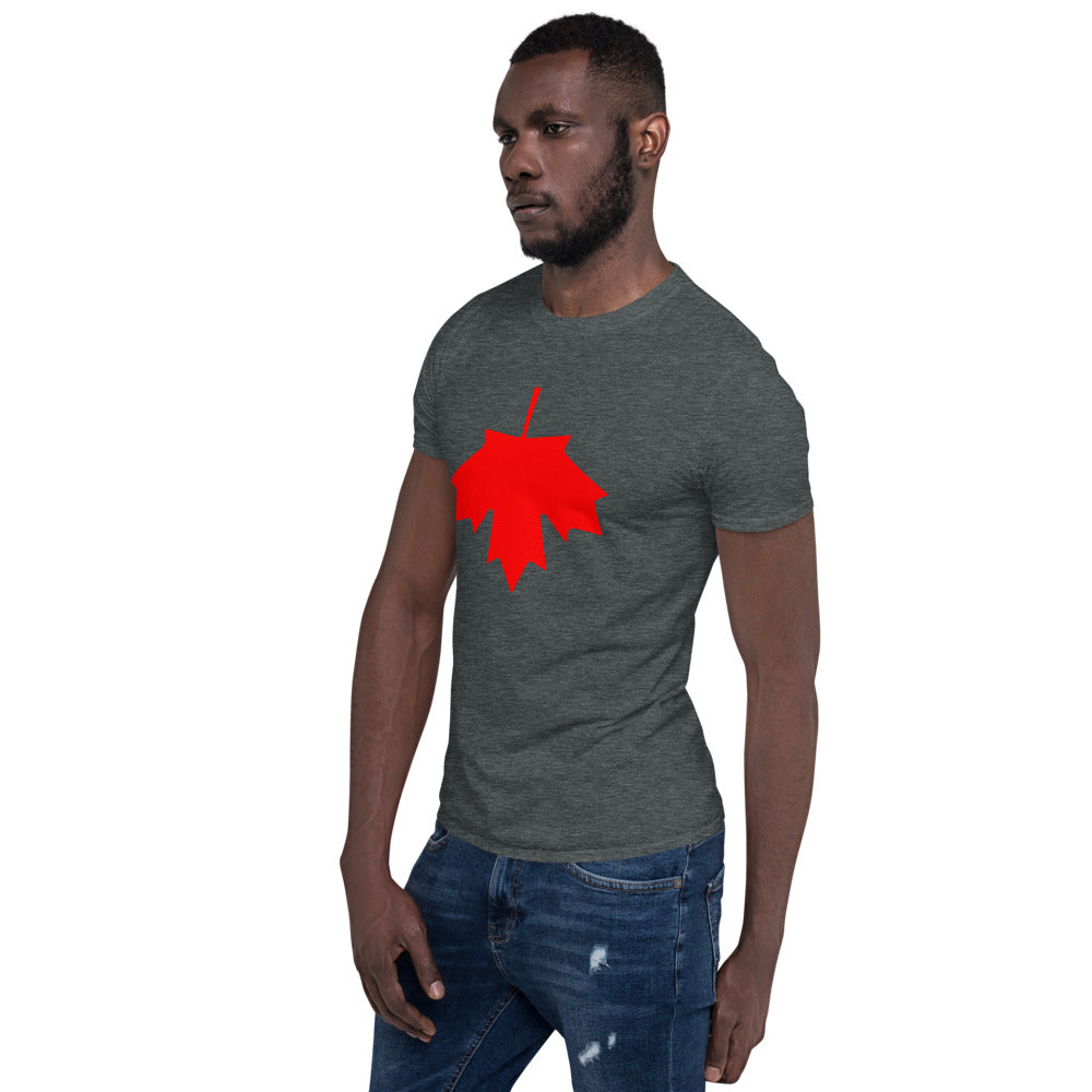 Men's upside down Canadian flag t-shirt
