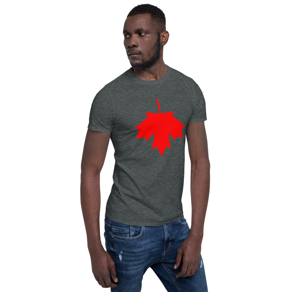 Men's upside down Canadian flag t-shirt