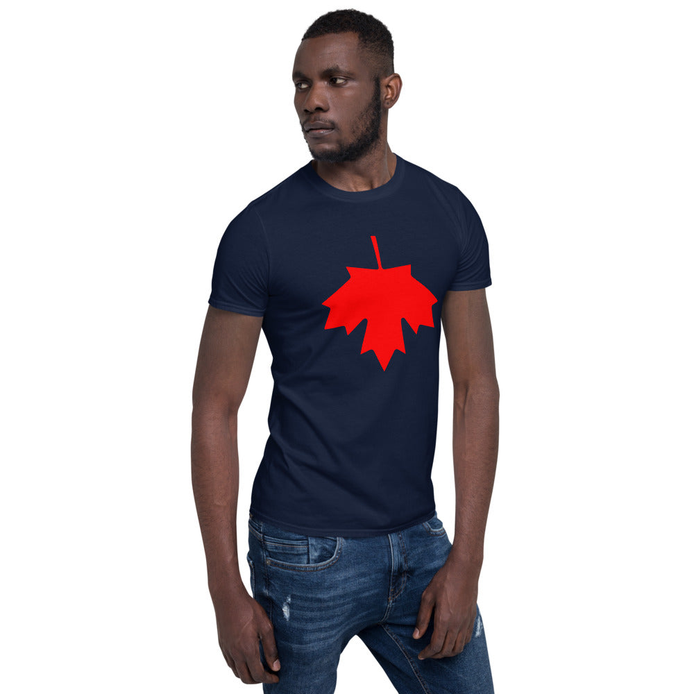 Men's upside down Canadian flag t-shirt