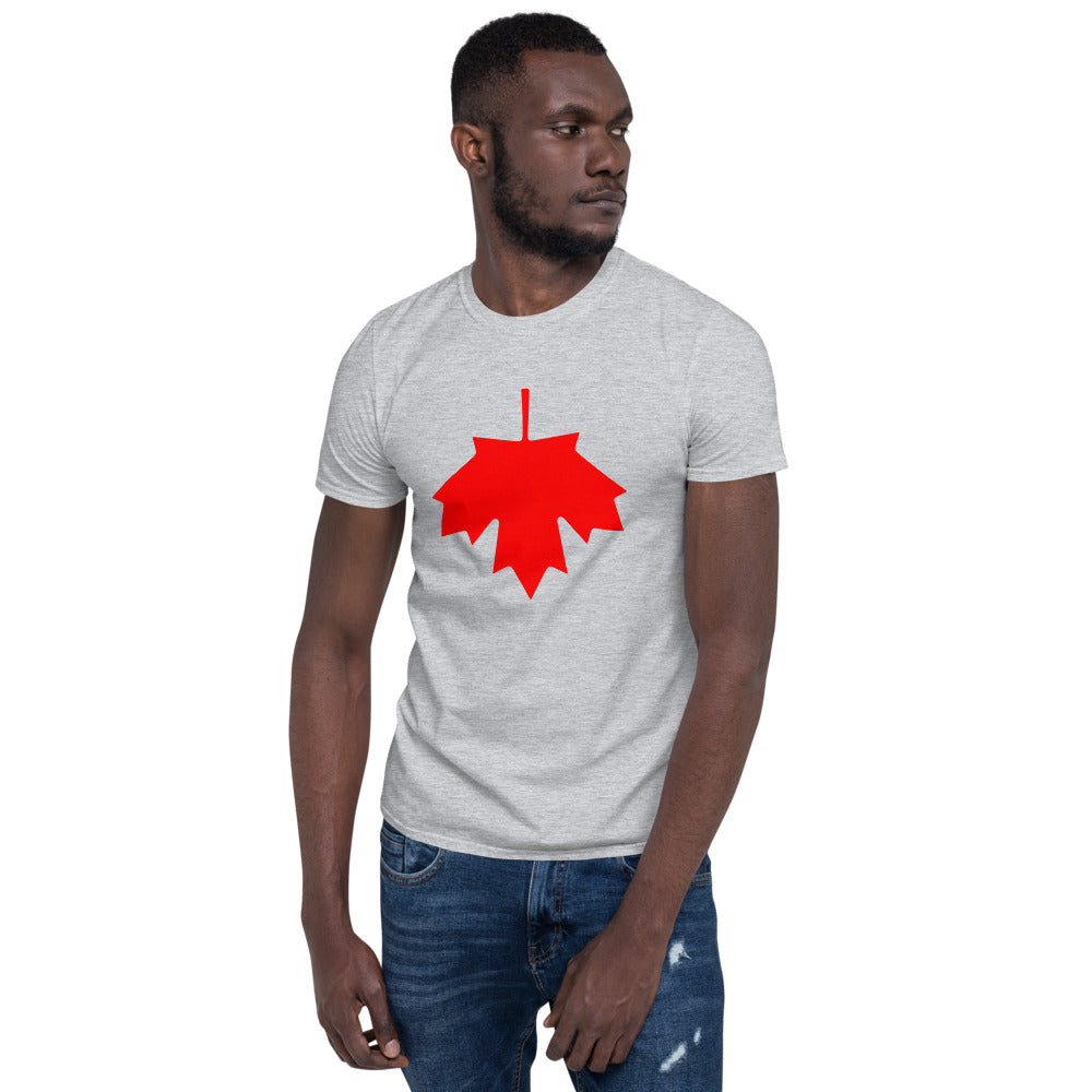 Men's upside down Canadian flag t-shirt