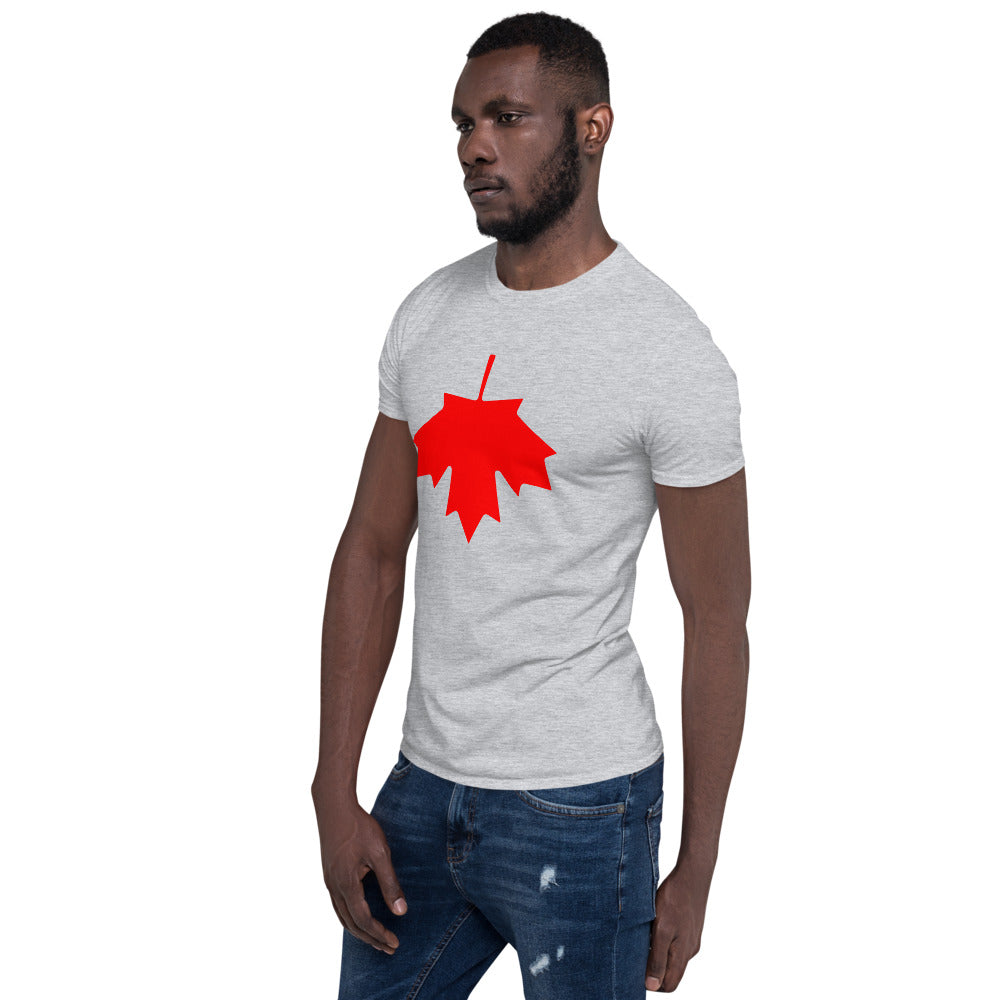 Men's upside down Canadian flag t-shirt