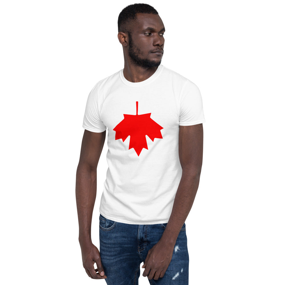 Men's upside down Canadian flag t-shirt