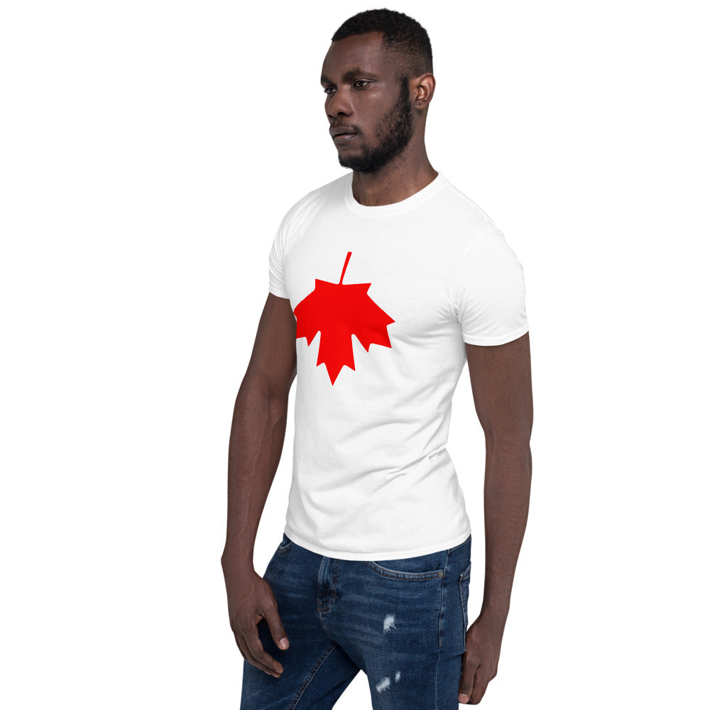 Men's upside down Canadian flag t-shirt