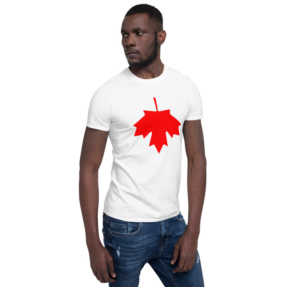 Men's upside down Canadian flag t-shirt